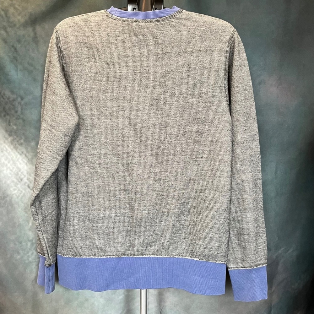 The Hundreds Room Crewneck‎ Sweatshirt Grey Heathered Pullover Blue Size Medium - Picture 5 of 7
